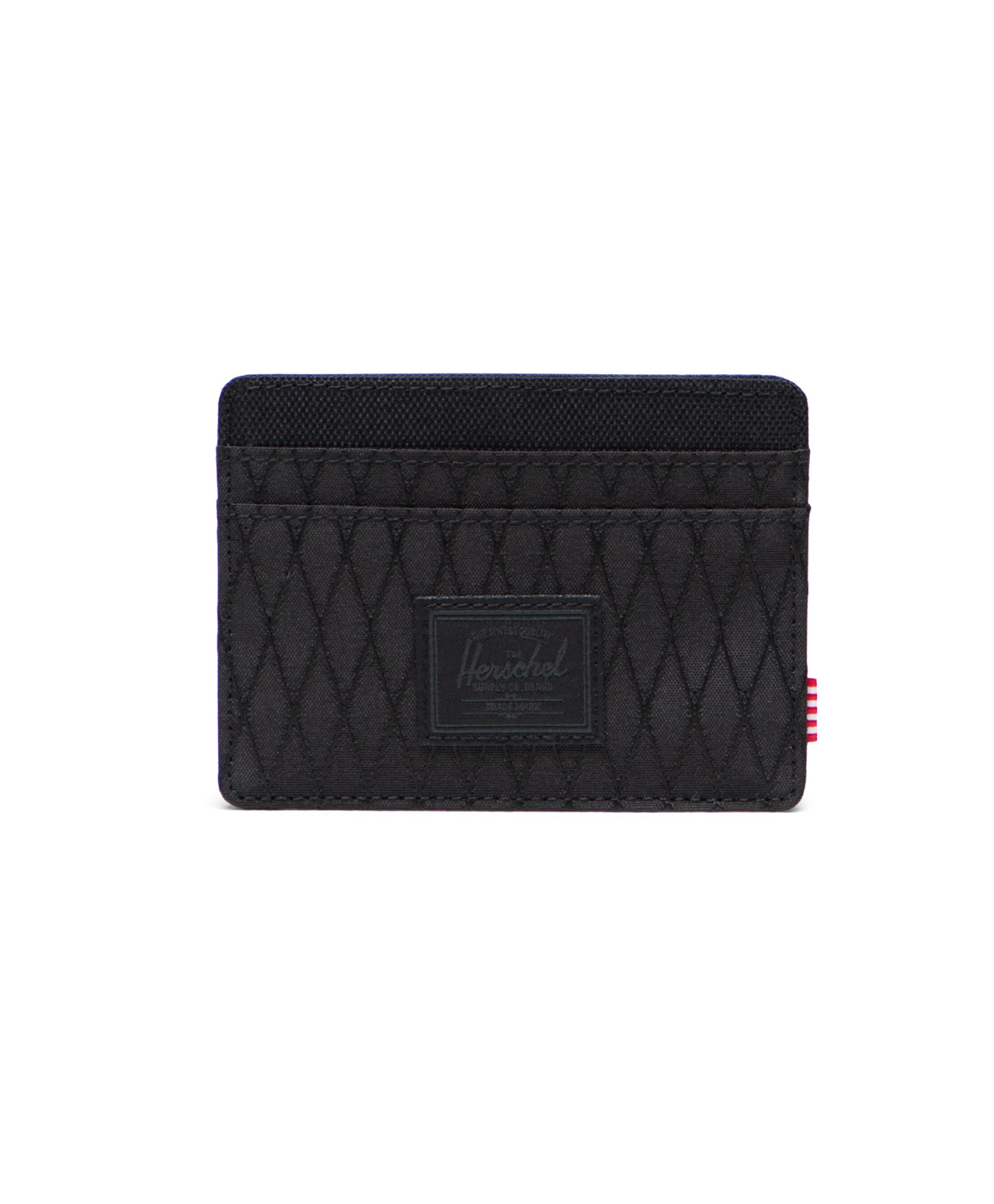 HERSCHEL CHARLIE CARDHOLDER BLACK DIAMOND/BLACK