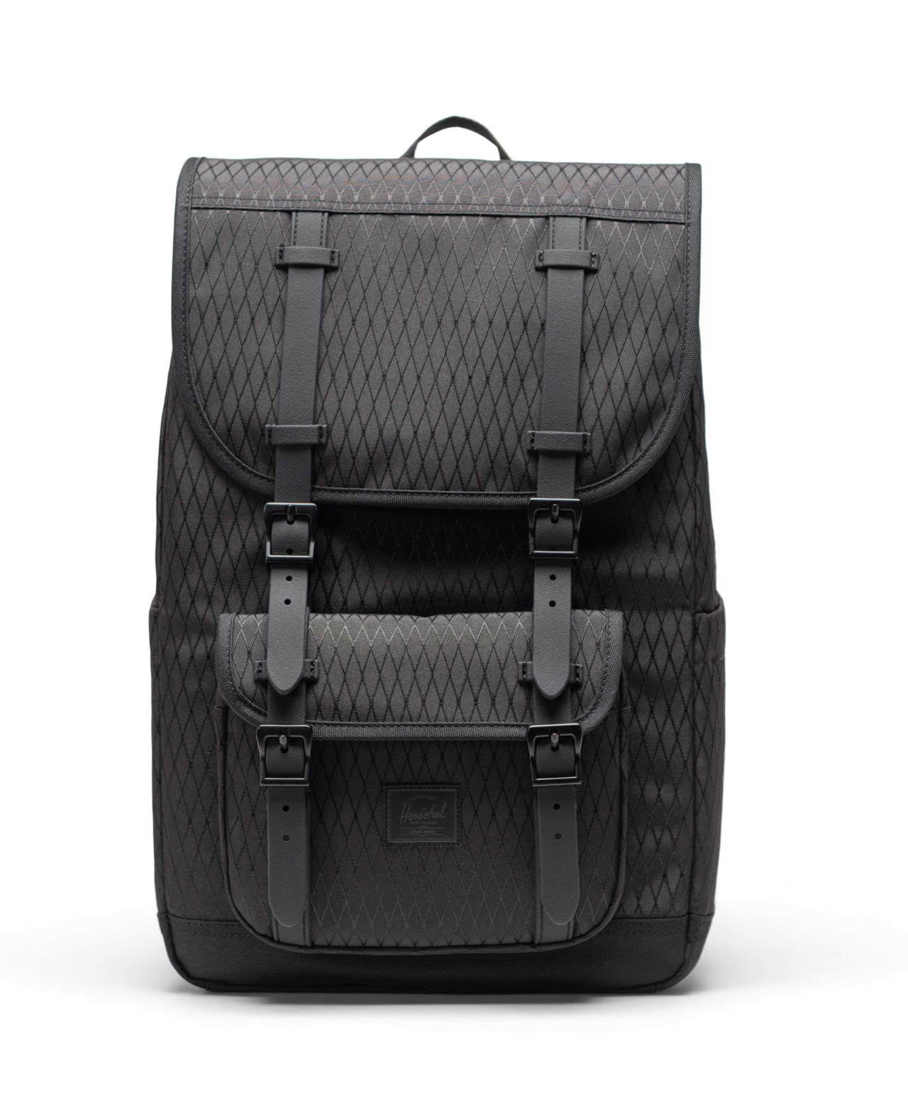 HERSCHEL LITTLE AMERICA MID BACKPACK BLACK DIAMOND/BLACK