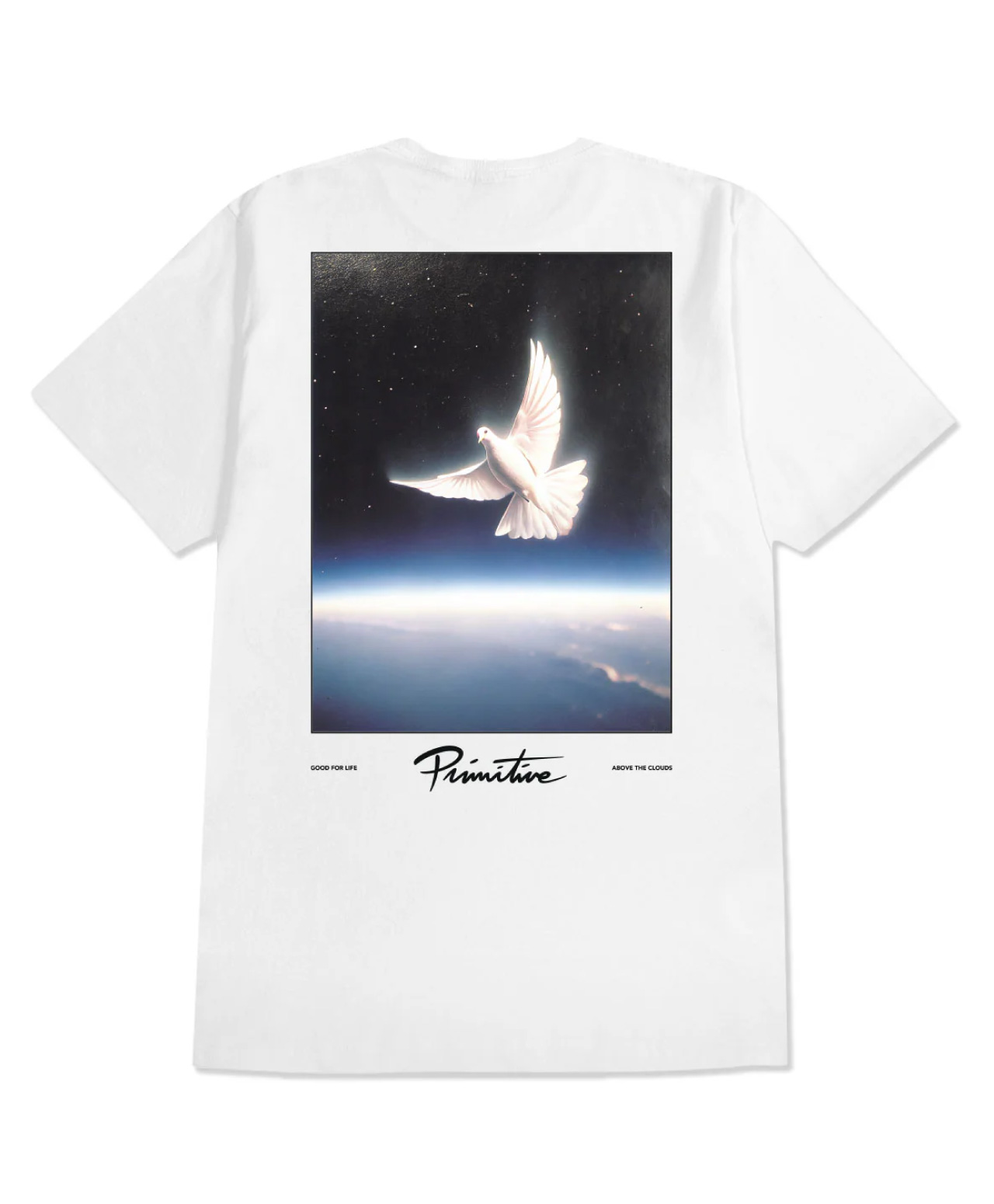 PRIMITIVE ABOVE II TEE WHITE