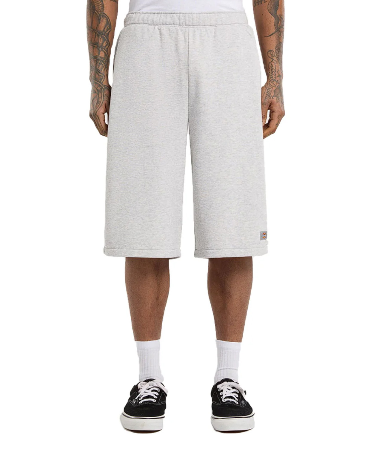 DICKIES STREETSBORO 13 INCH SWEAT SHORT LIGHT GREY