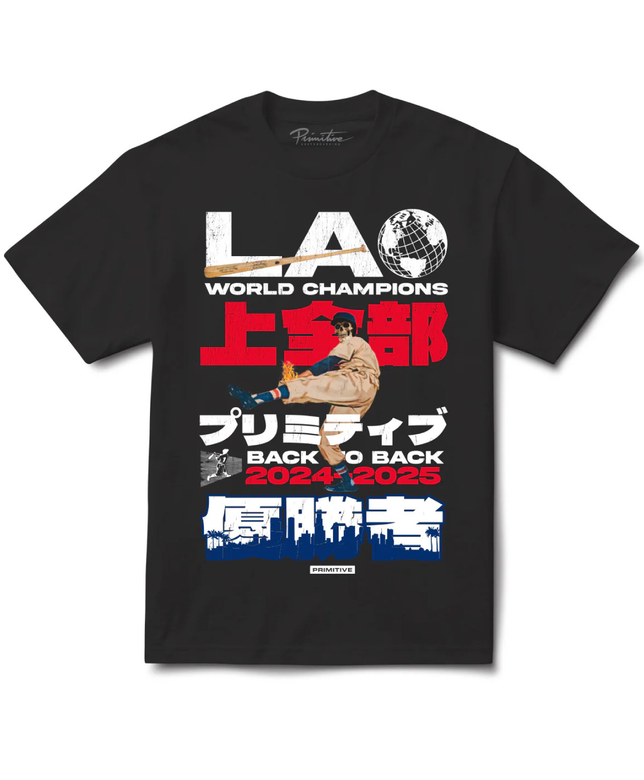 PRIMITIVE LAST PITCH HEAVYWEIGHT TEE BLACK