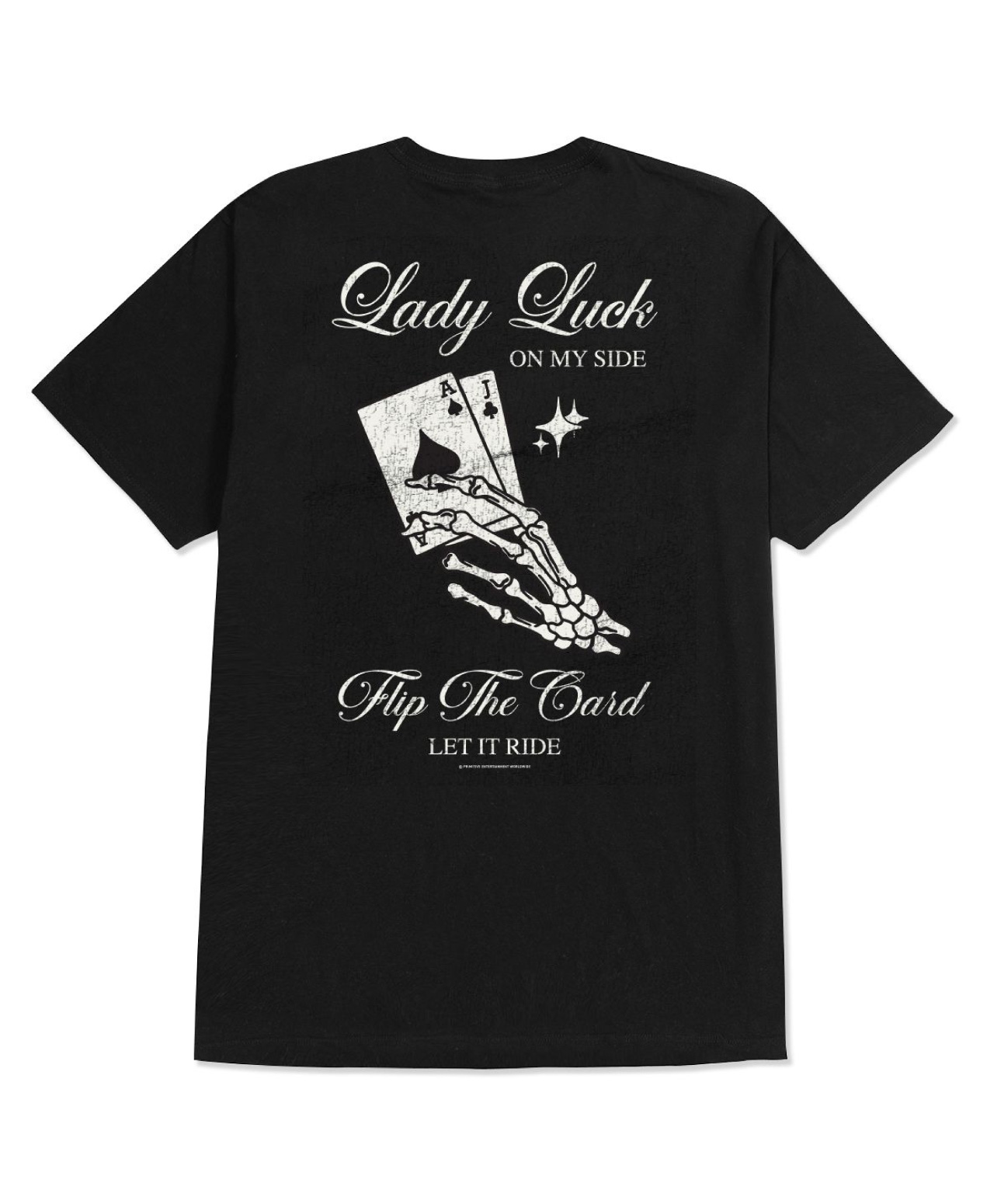 PRIMITIVE LADY LUCK TEE BLACK