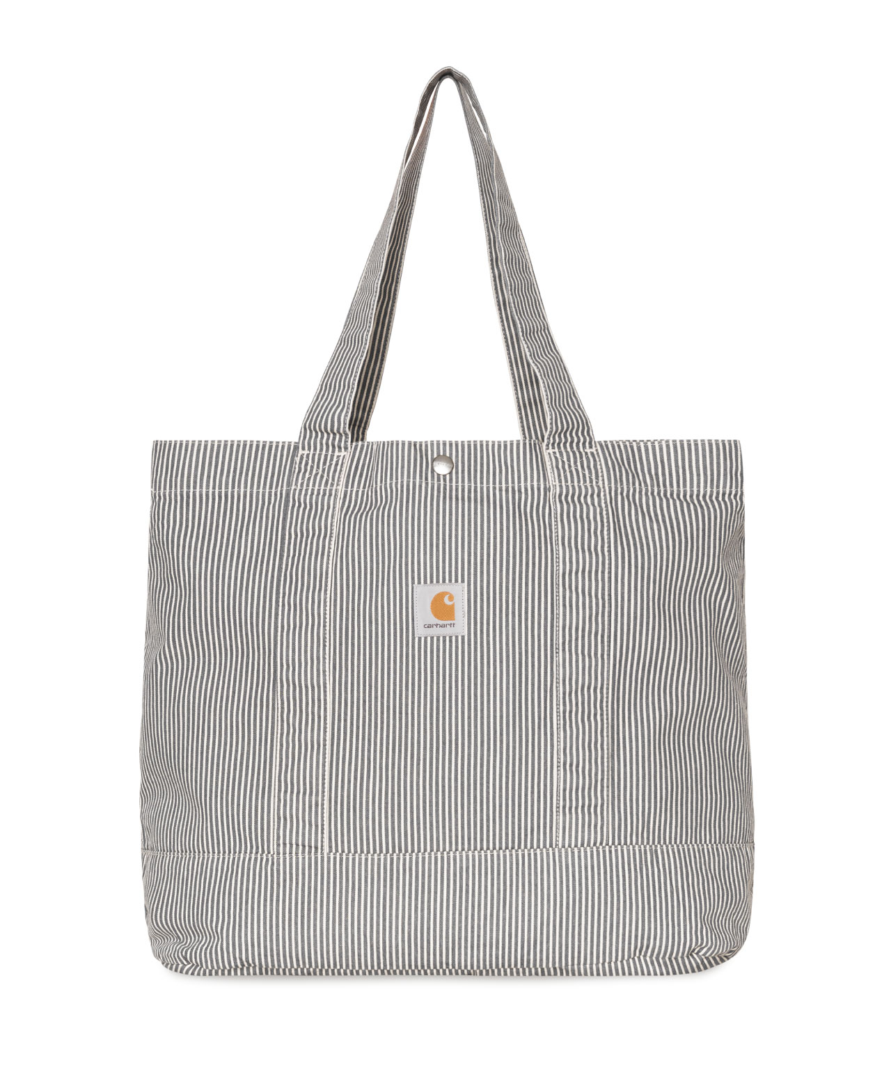 CARHARTT WIP MERCER STRIPE TOTE BAG GRAPHITE/STONE WASHED