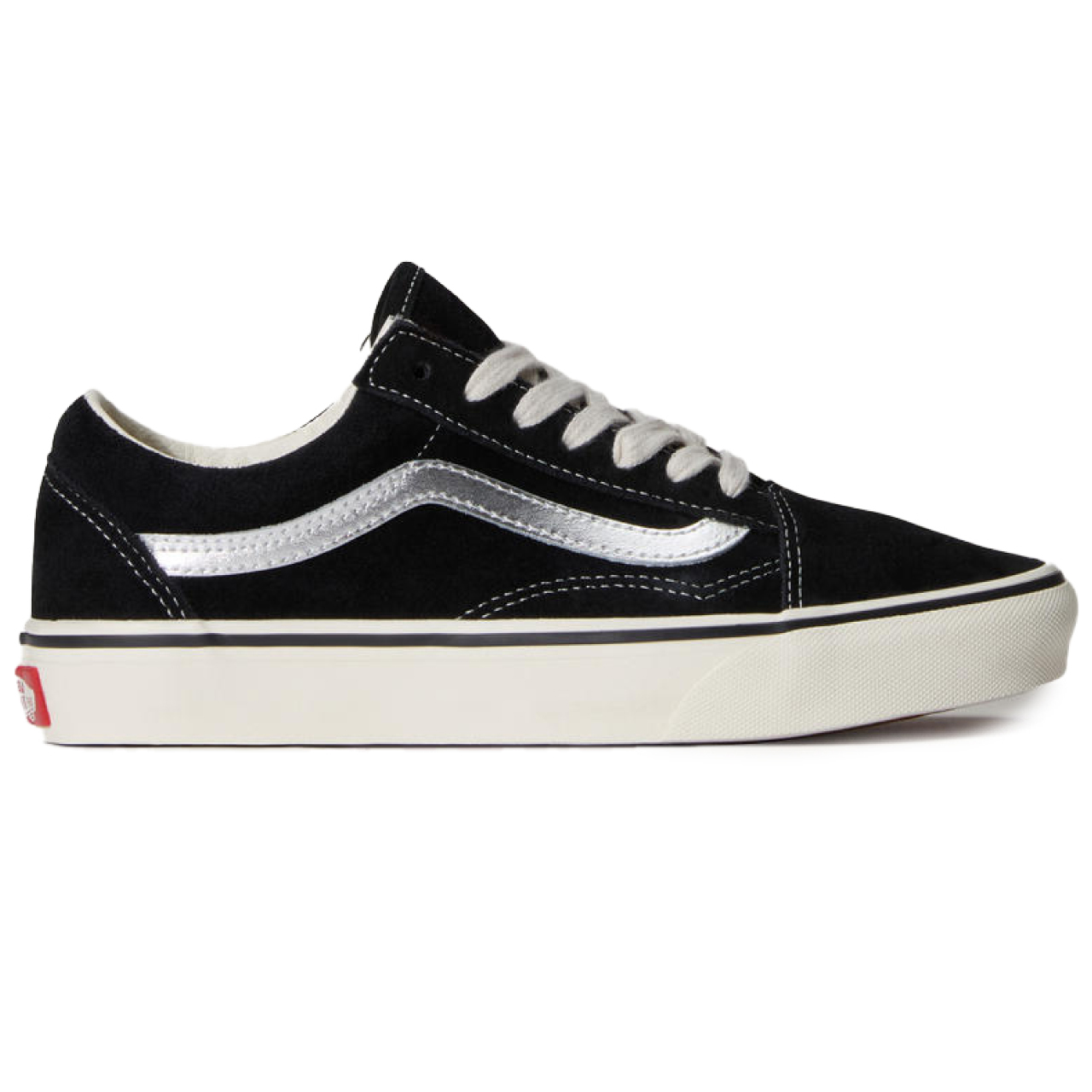 VANS OLD SKOOL METALLIC SIDESTRIPE BLACK/SILVER