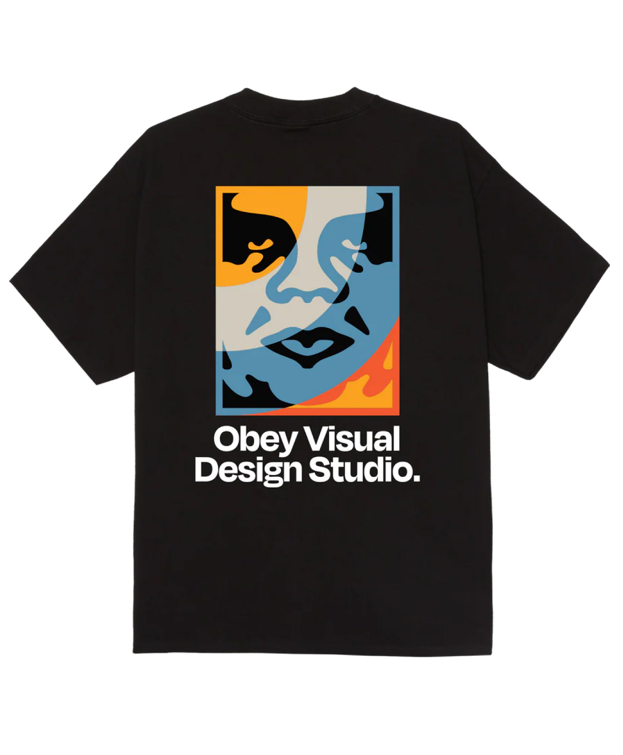 OBEY VISUAL DESIGN STUDIO TEE BLACK