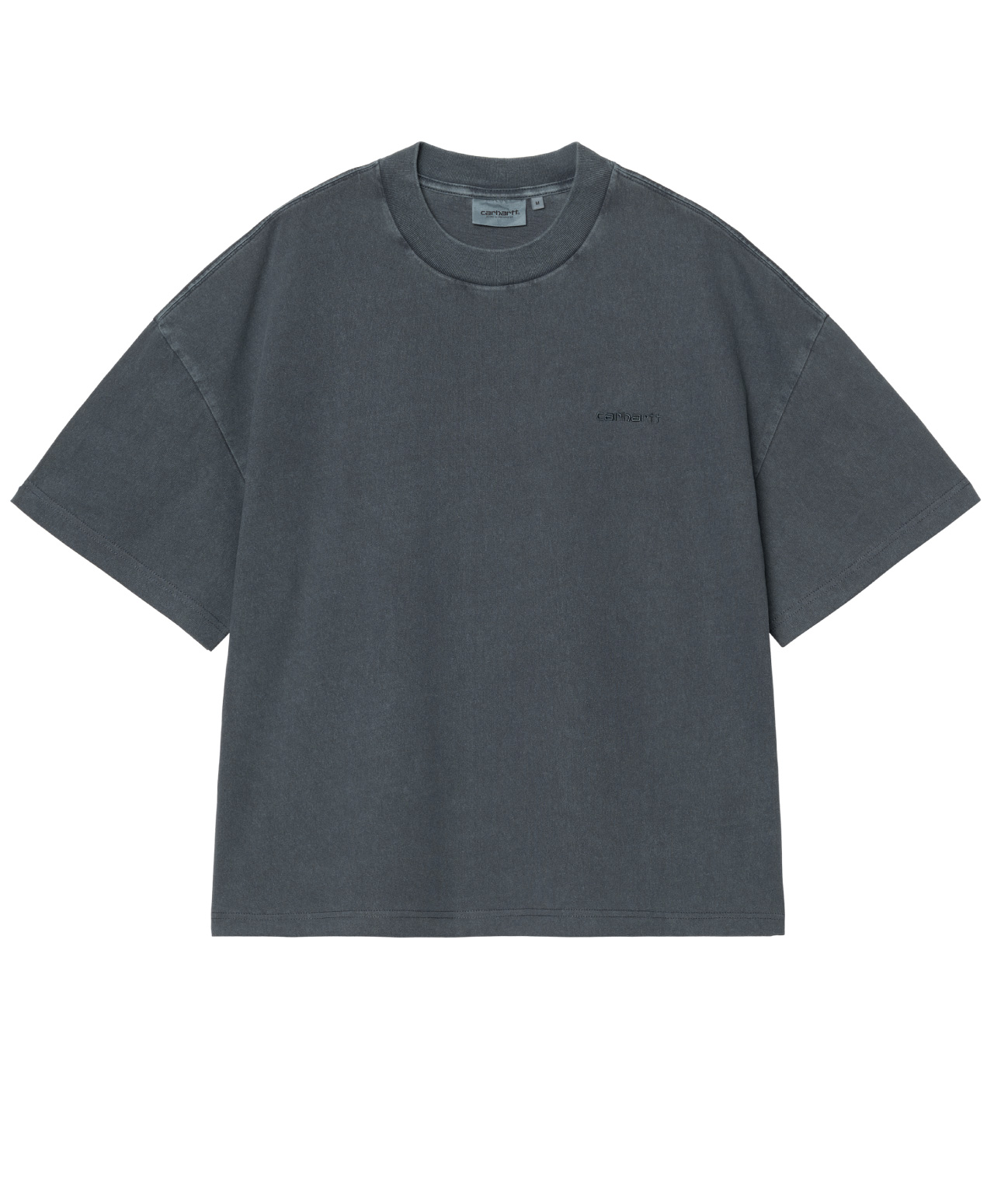 CARHARTT WIP BENTON TEE CARBON GARMENT DYED