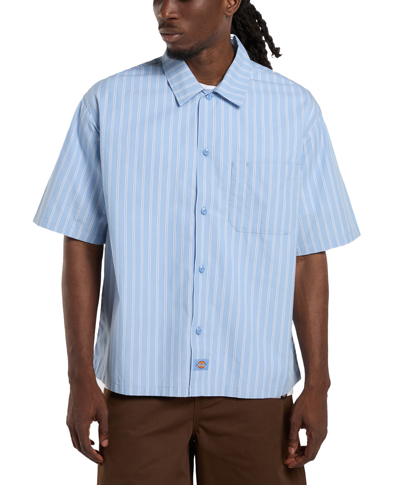 DICKIES VENEDOCIA STRIPE SHIRT ENDLESS SKY