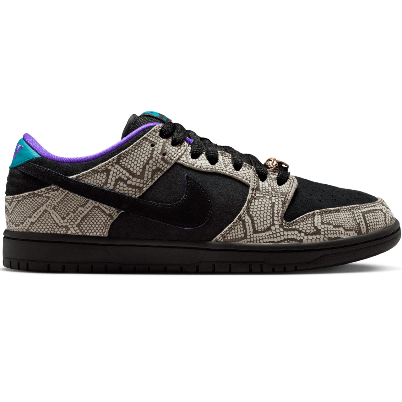 NIKE SB DUNK LOW PRO X DASHAWN JORDAN STRING/BLACK-BRIGHT SPRUCE-FIERCE PURPLE