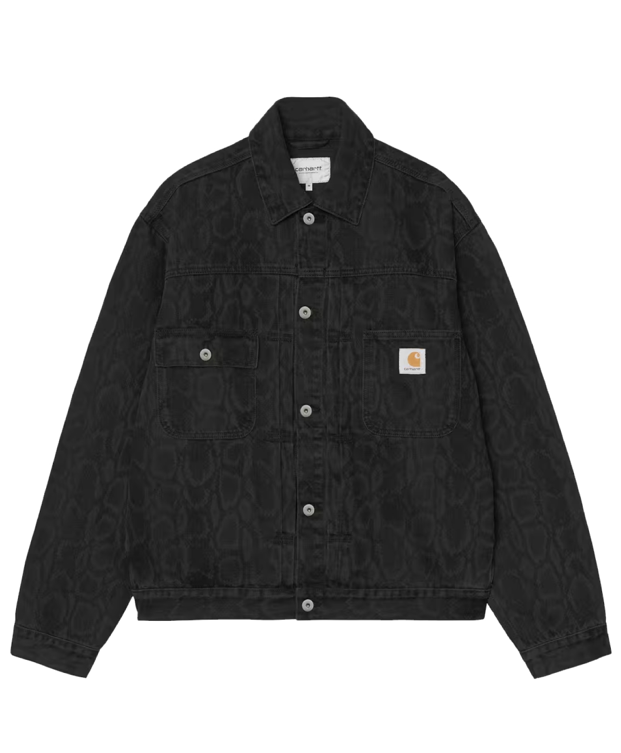 CARHARTT WIP BELMAR JACKET SNAKE CAMO/BLACK HEAVY STONE WASH