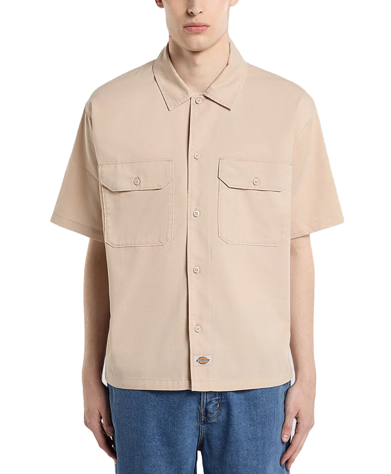 DICKIES 247 WORK SHIRT STONE GARMENT DYED