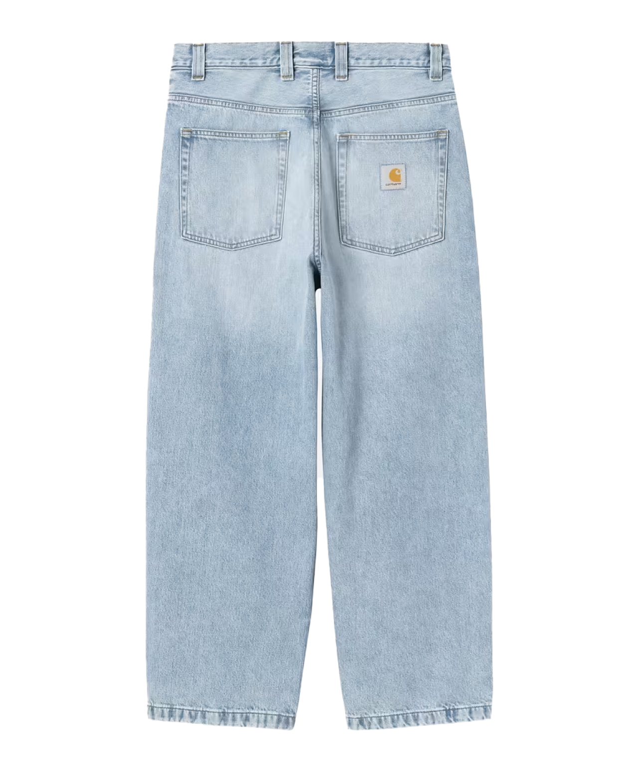 CARHARTT WIP BRANDON PANT BLUE HEAVY WORN BLEACHED