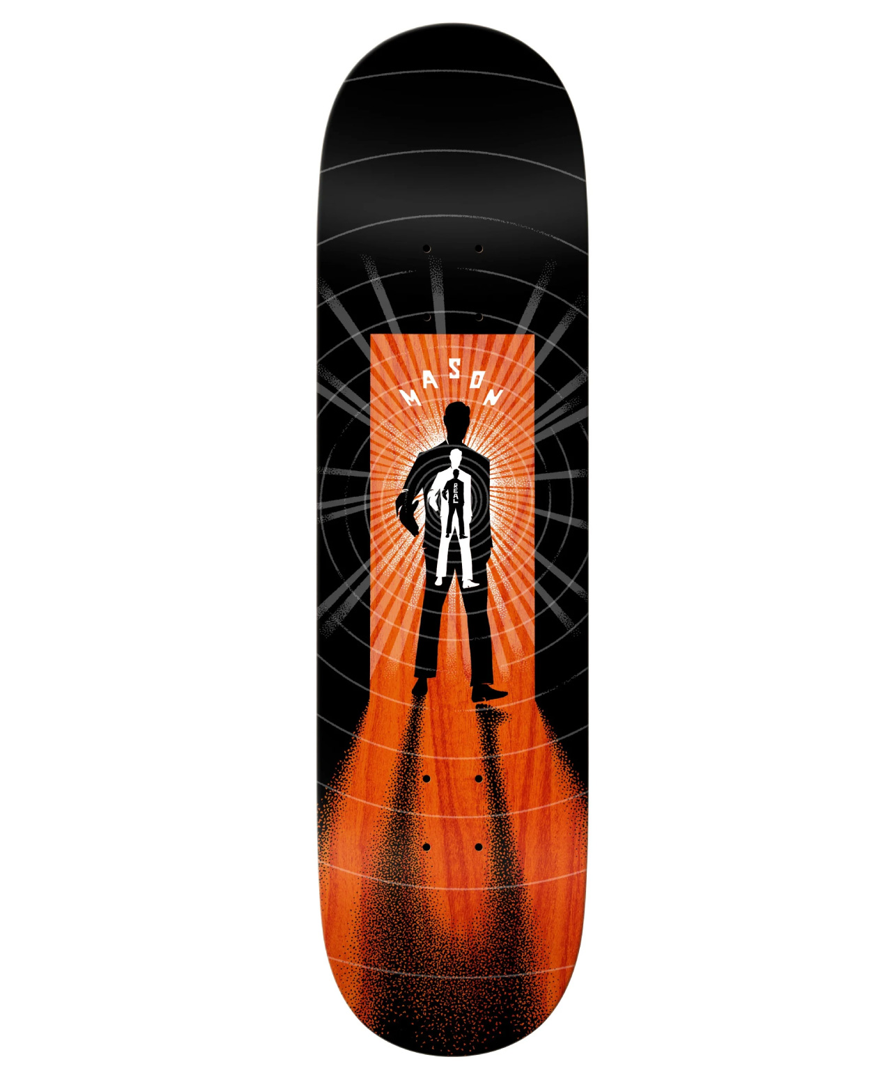 REAL ENIGMA SILVA SKATE DECK 8.5 MULTI