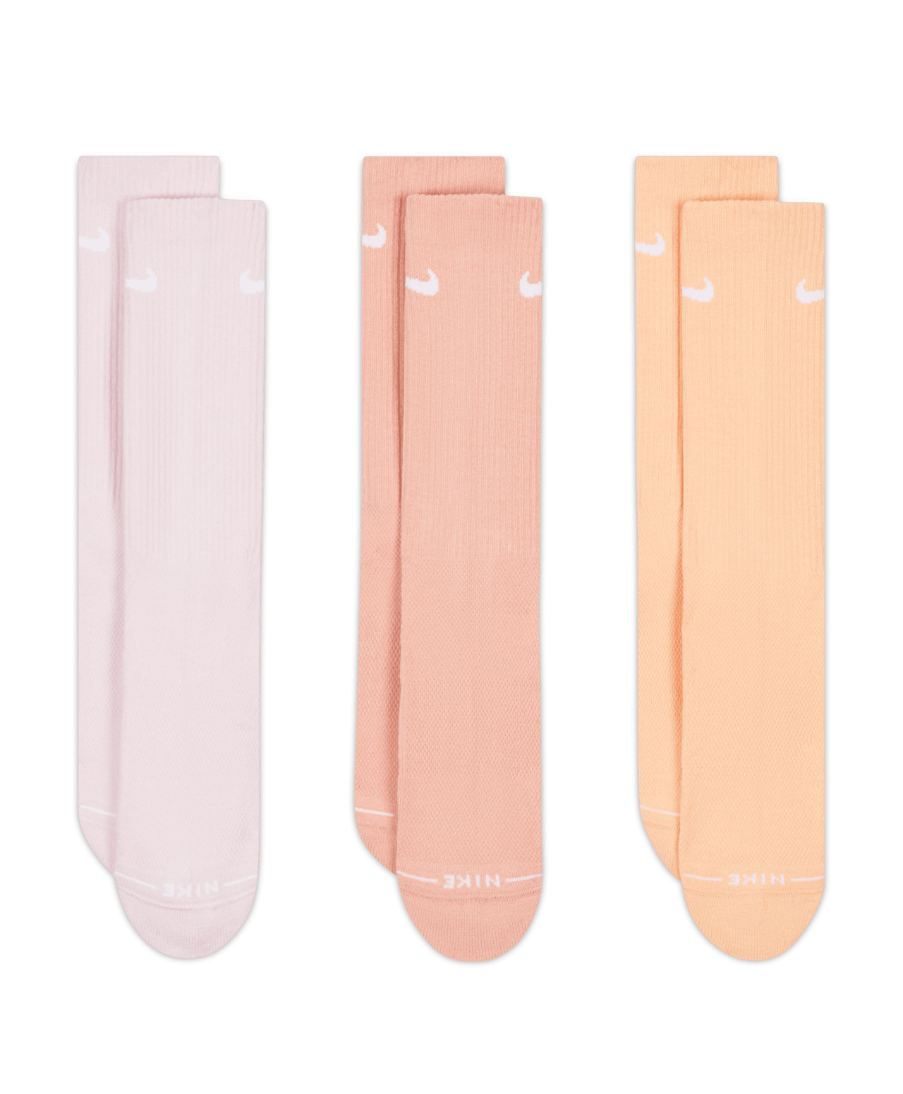 NIKE EVERYDAY ELEVATED CREW SOCKS 3-PACK MULTI/WHITE
