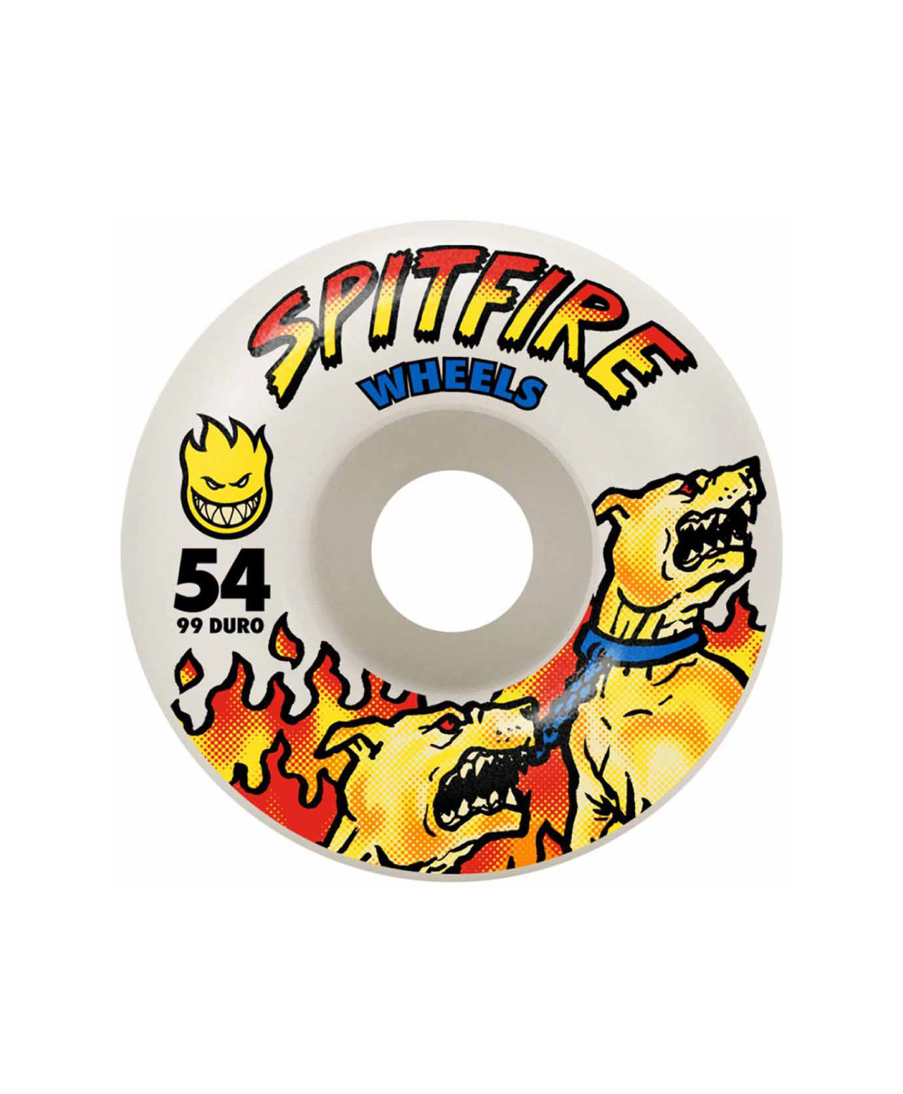 SPITFIRE HELL HOUND CLASSIC WHEELS 99A 54MM WHITE