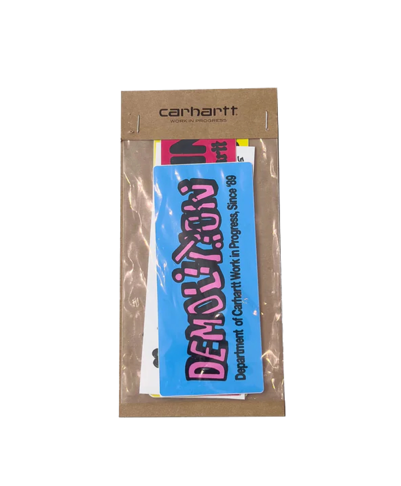 CARHARTT WIP BUMPER STICKER PACK MULTI