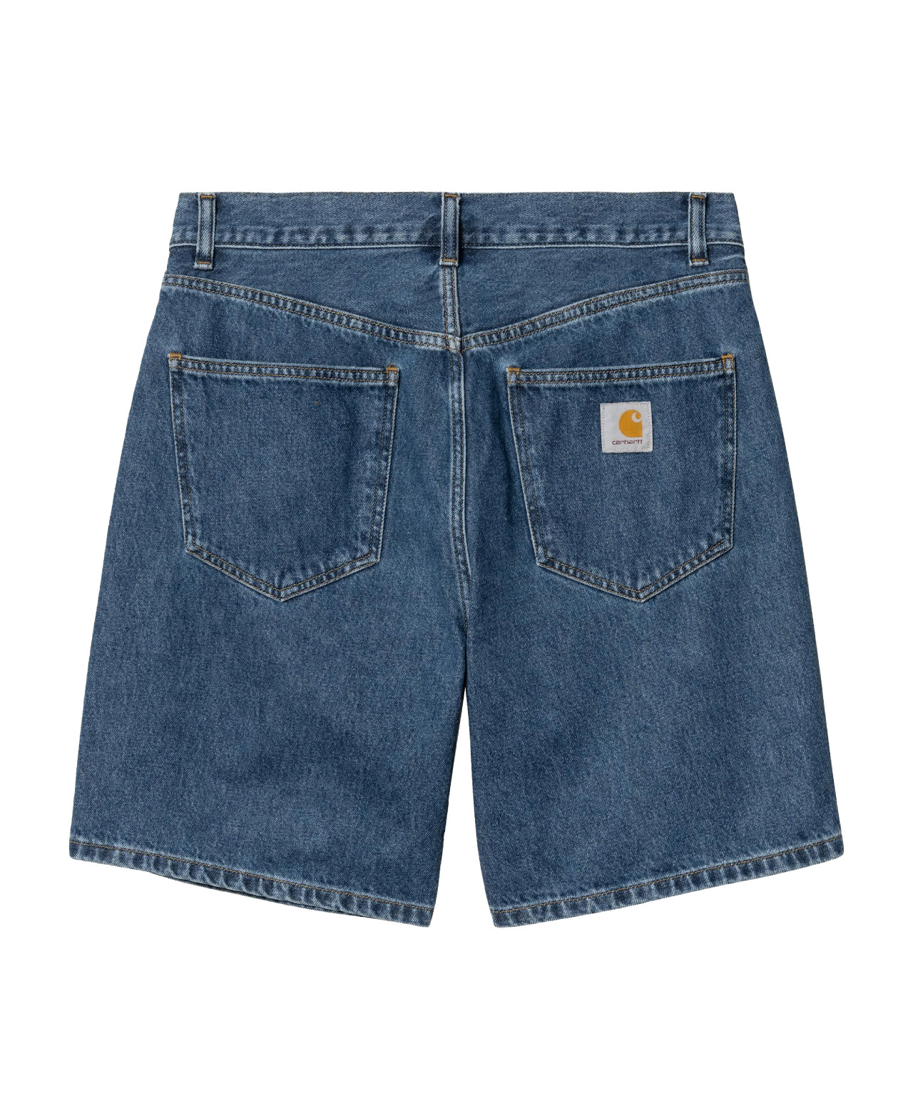 CARHARTT WIP NOLAN SHORT BLUE HEAVY STONE WASHED