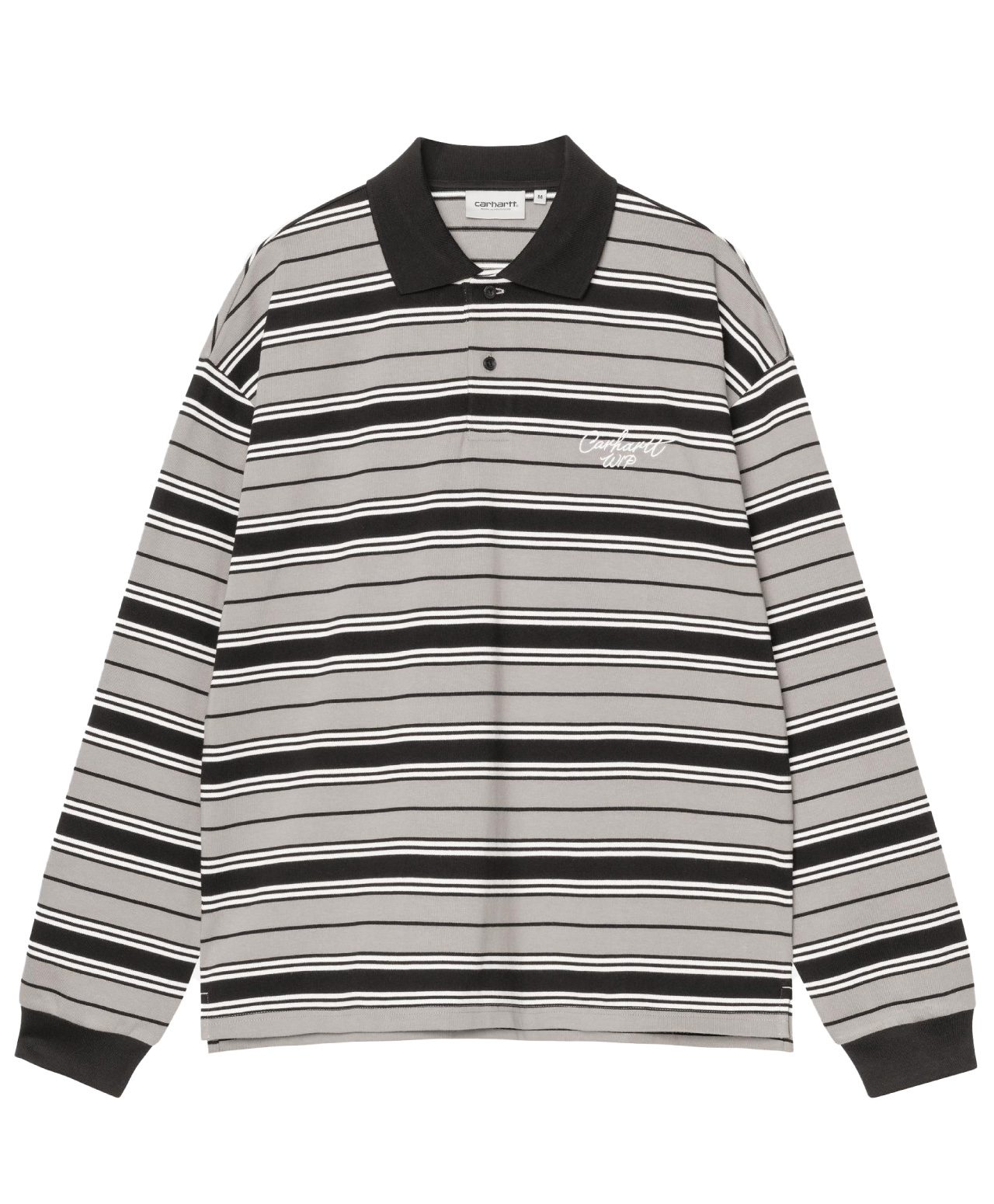 CARHARTT WIP DEVITT RUGBY SHIRT SHADY GREY