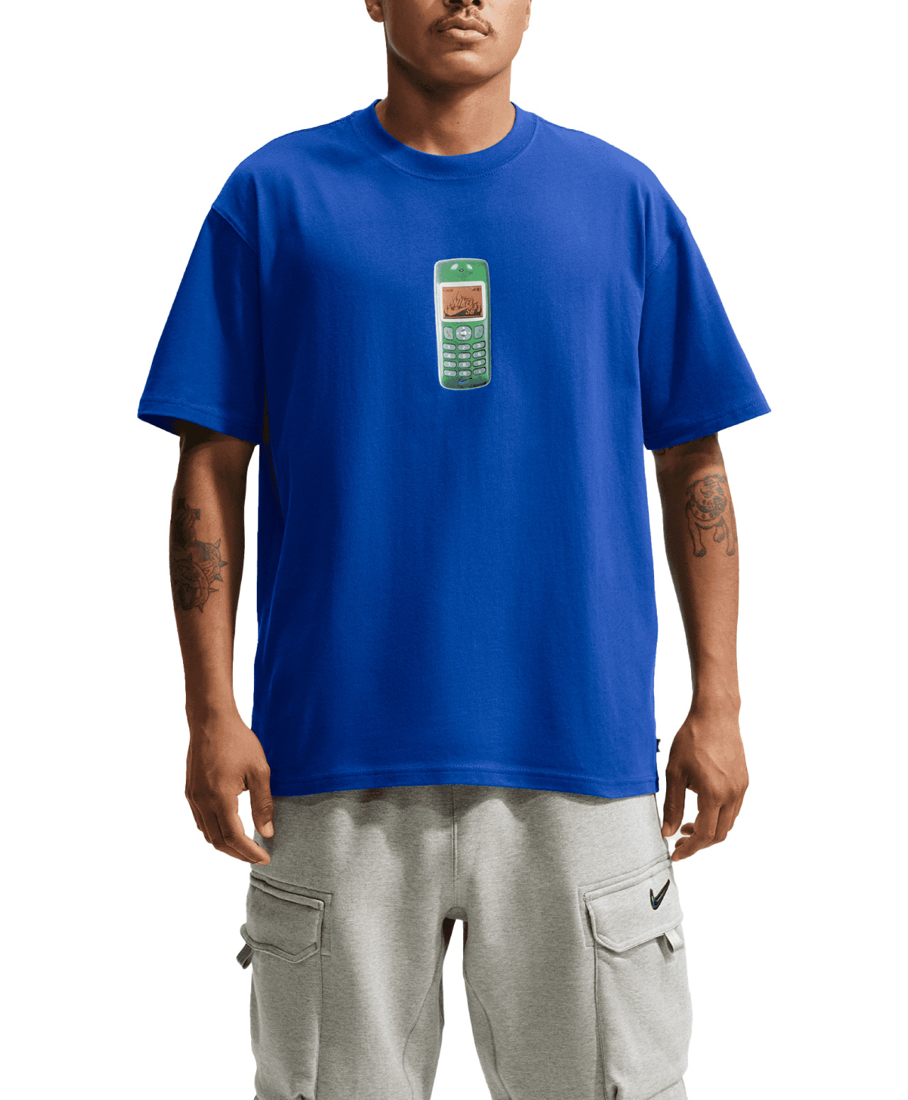 NIKE SB CELL PHONE TEE OLD ROYAL