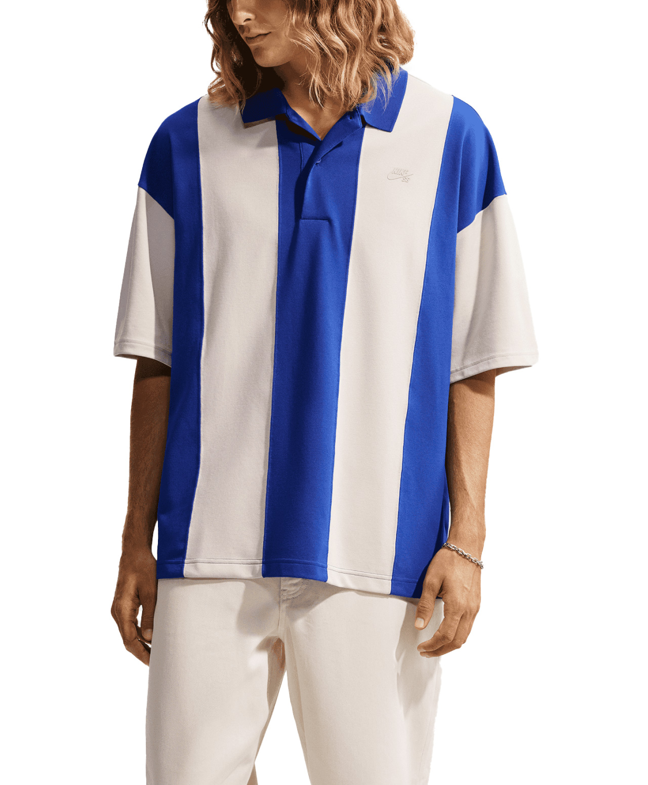 NIKE SB POLO LIGHT OREWOOD BROWN/OLD ROYAL