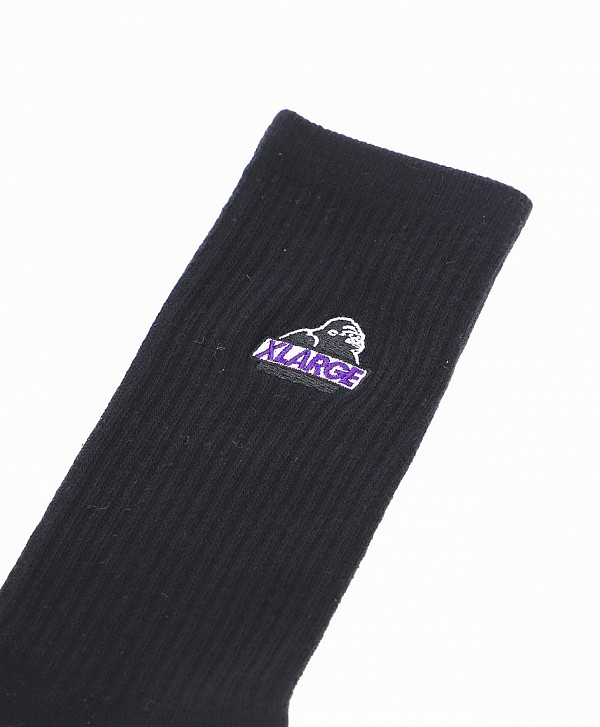 XLARGE EMBROIDERED OG SOCKS BLACK