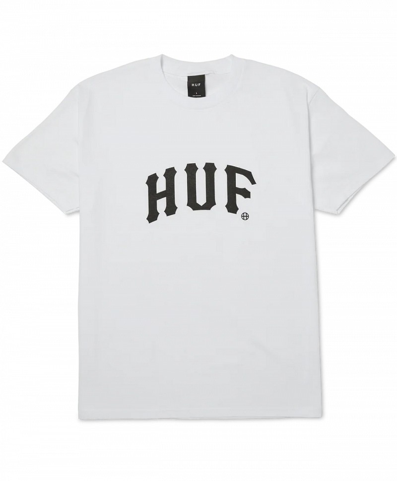HUF ARCH TEE WHITE