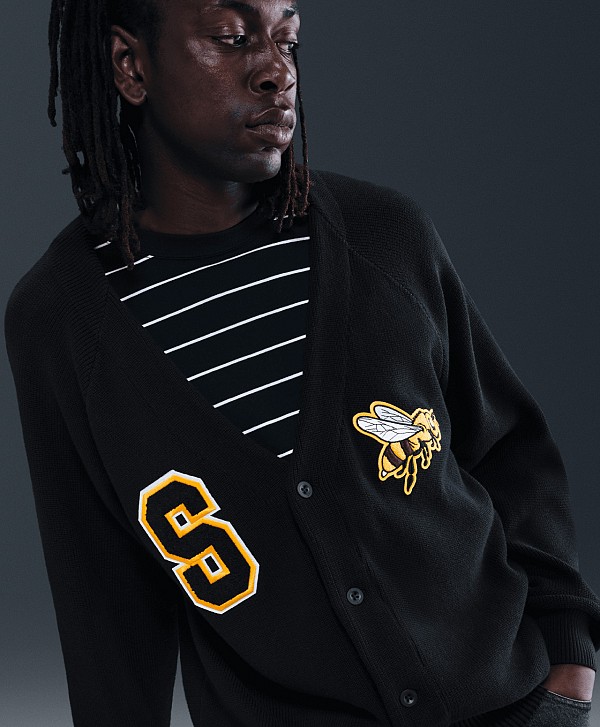 NIKE SB COLLEGIAL CARDIGAN BLACK