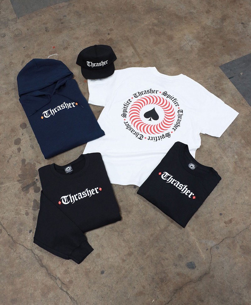 THRASHER X SPITFIRE THE END OATH SNAPBACK BLACK