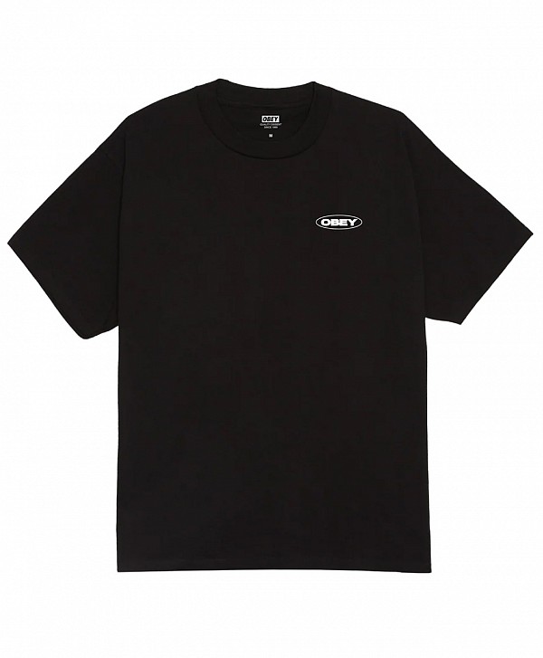 OBEY GLOBAL IMPACT TEE BLACK