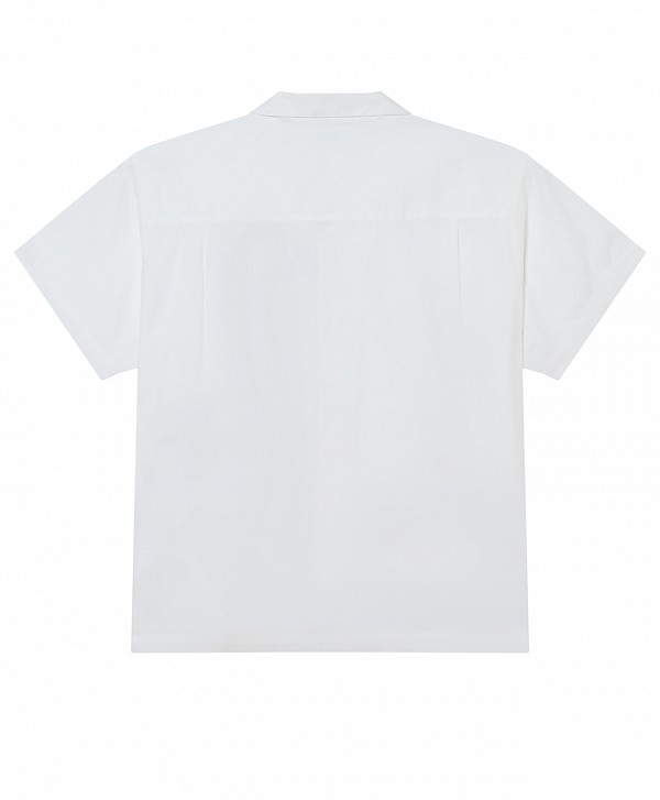 OBEY CLIFF WOVEN SHIRT WHITE