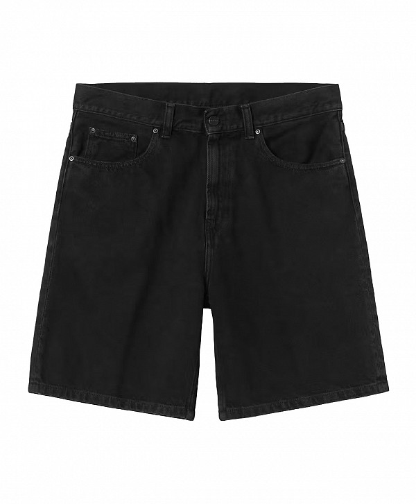 CARHARTT WIP NOLAN SHORT BLACK STONE WASHED